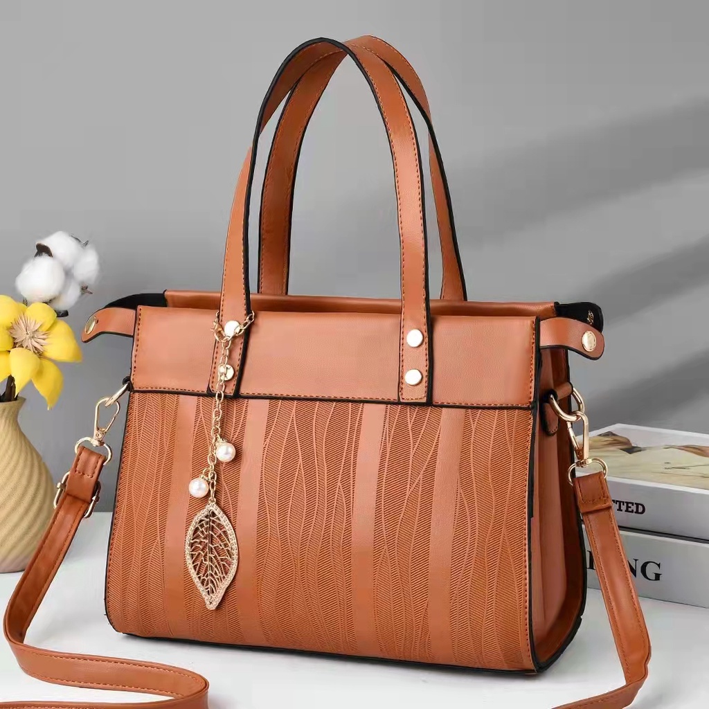 TASHAPPY BQ3537 Tas HANDBAG Wanita Fashion Motif Polos Ada Talpan + Gantungan model korea supplier tas import LT2136 JT89891