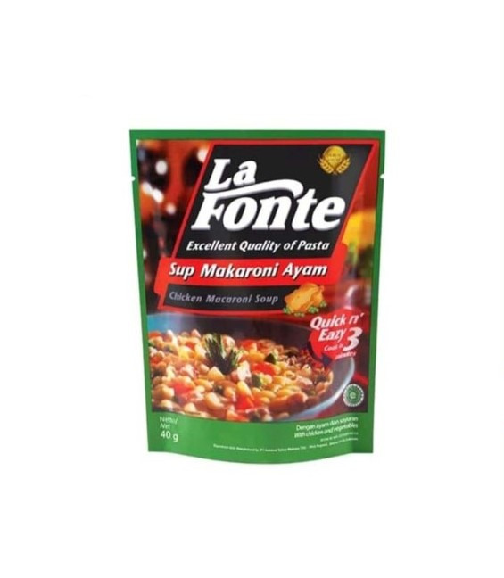 

La Fonte Sup Macaroni Ayam Chicken Soup 40gr