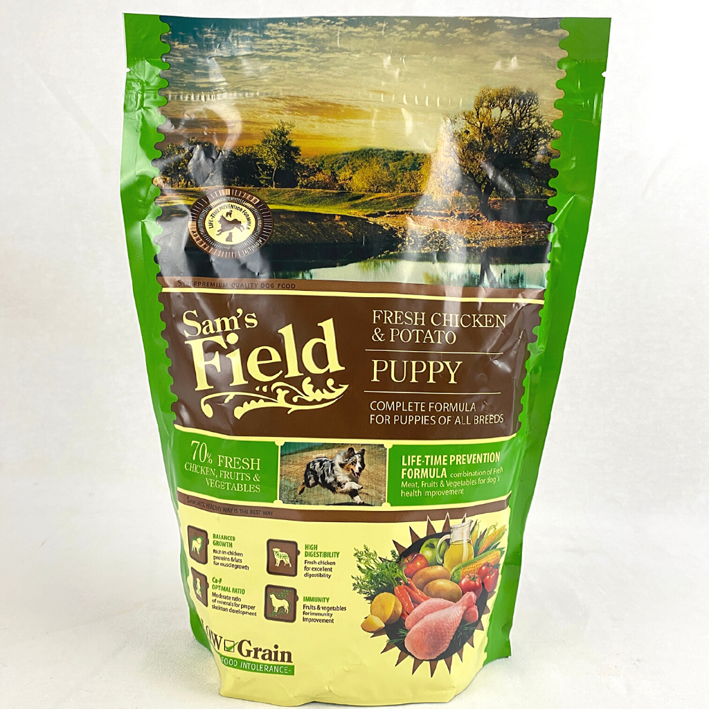 

SAMSFIELD Makanan Anakan Anjing PUPPY Chicken and Potato 800g