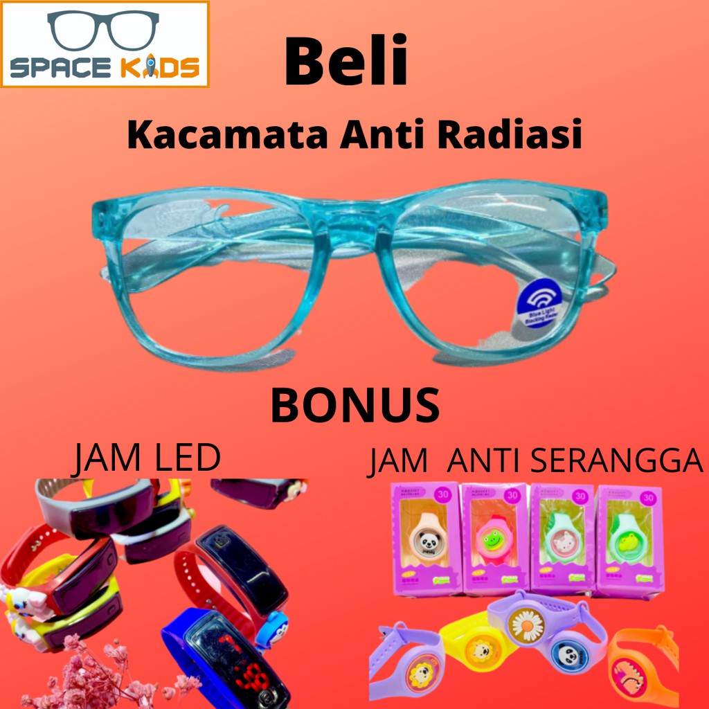 Kacamata Anak Anti Radiasi Asli dapat Bonus