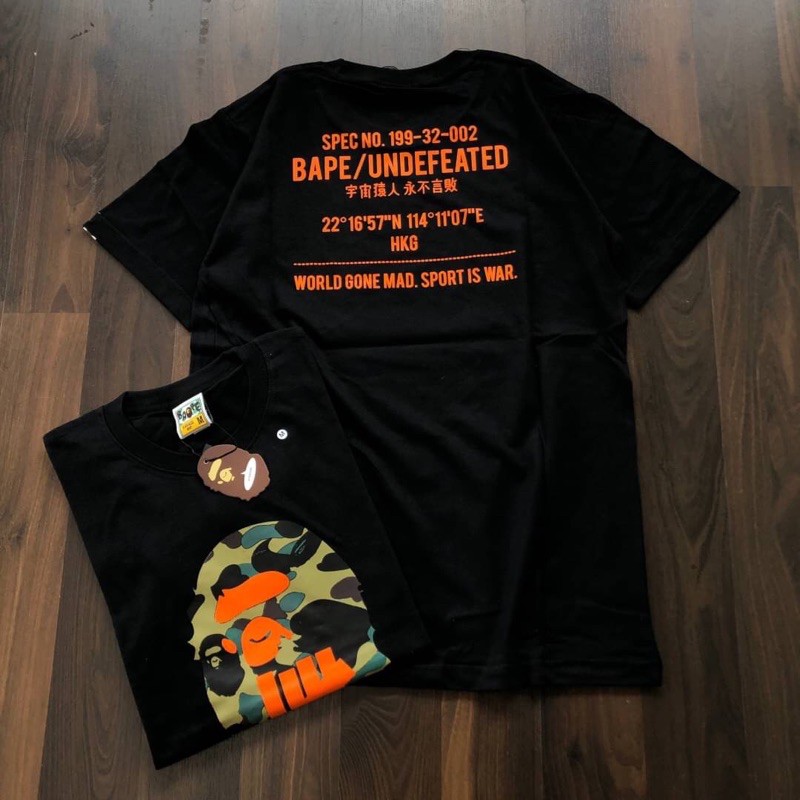 BAJU BAPE UNDEFEATED full tag