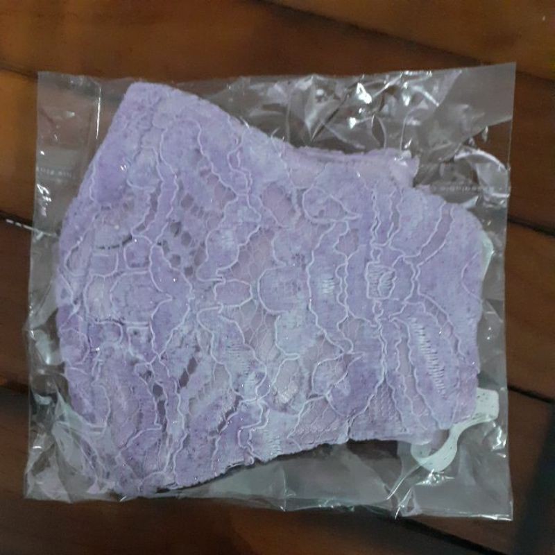 brukat cantik / simpel / murah / warna lilac