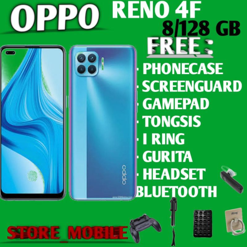 OPPO RENO 4F 8/128 GARANSI RESMI OPPO INDONESIA