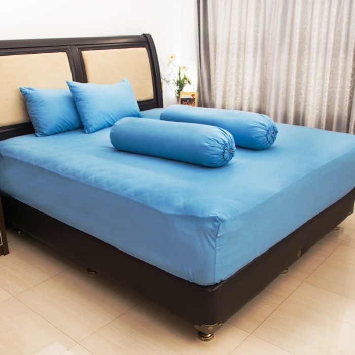 Sprei Polos Katun CVC 160x200 Grosir