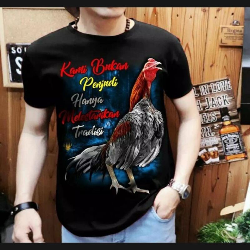 KAOS DISTRO AYAM PETARUNG.