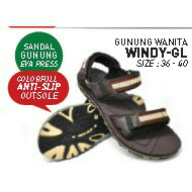 SANDAL CARVIL HIKARU ,SANDAL CARVIL GUNUNG WANITA ORIGINAL