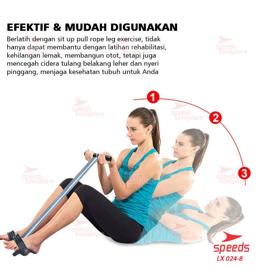 SPEEDS Tummy Trimmer alat fitness alat olahraga 024-8-4