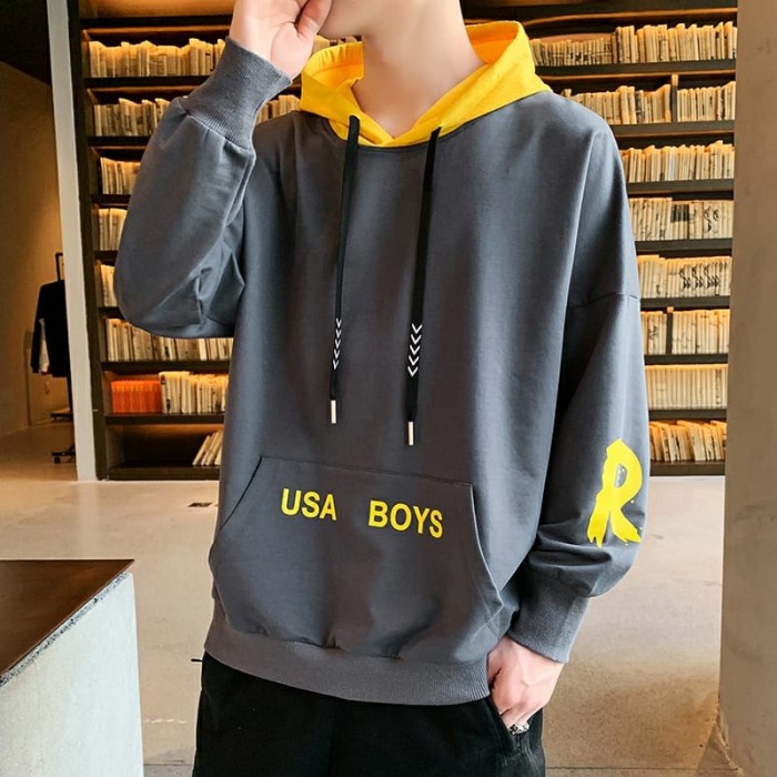 Jaket Pria Original Branded Import Keren Estetik Anime D7E4 Kekinian Hoodie Viral Zipper Terbaik Cwo