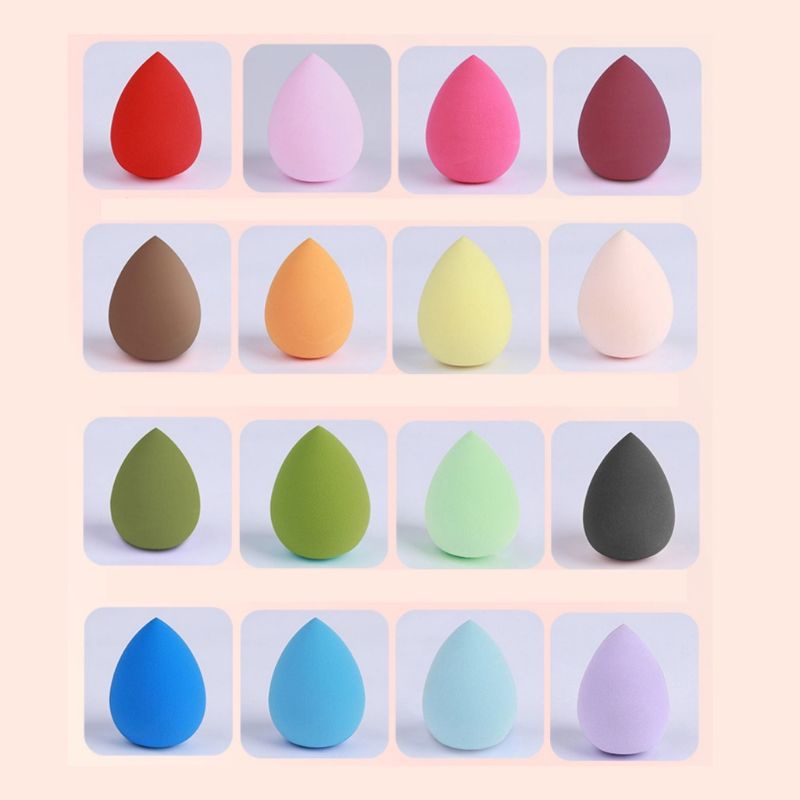 Mango sponge spons makeup beauty blender bentuk mangga/ egg drop beauty blender/ cross section