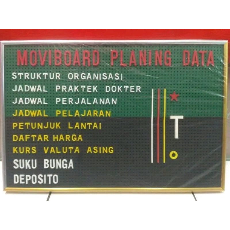 

Huruf Angka Moviboard Movitext Ukuran 3/4 inchi