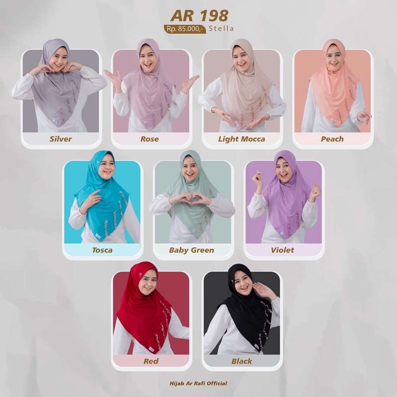 TERLARIS ✔️Hijab arrafi AR 198 hijab instan | INAYAHHIJAB-1