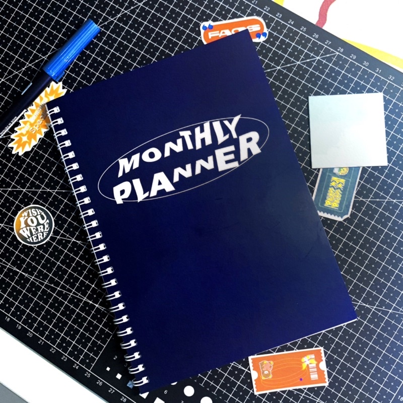 

PINAY | Monthly Planner Notebook A5 isi 50 Journal Aesthetic Murah