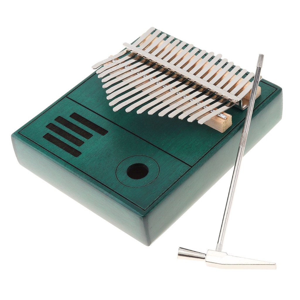 Alat Musik Kalimba Mini 17 Tuts Bahan Kayu Mahoni 2 Warna