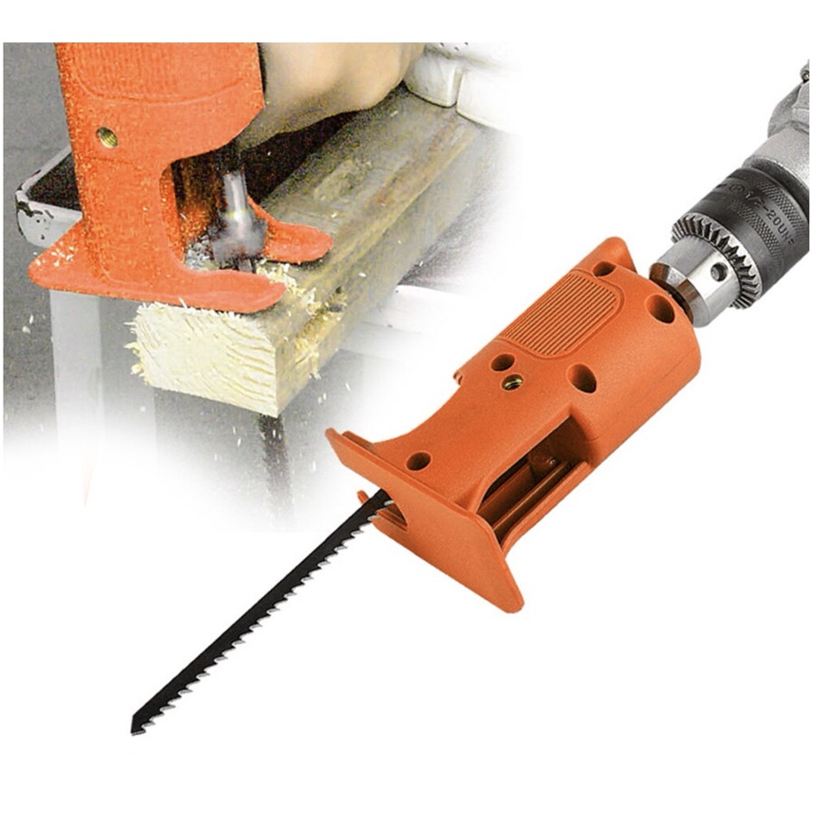 IKURA JAD201 Adaptor JIGSAW ke Mesin Bor Gergaji Kayu reciprocating