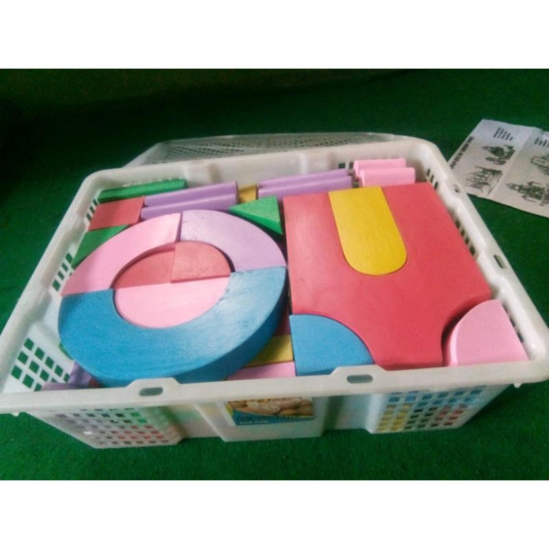 Balok PDK Warna Mainan Anak Paud TK alat praga Edukatif APE