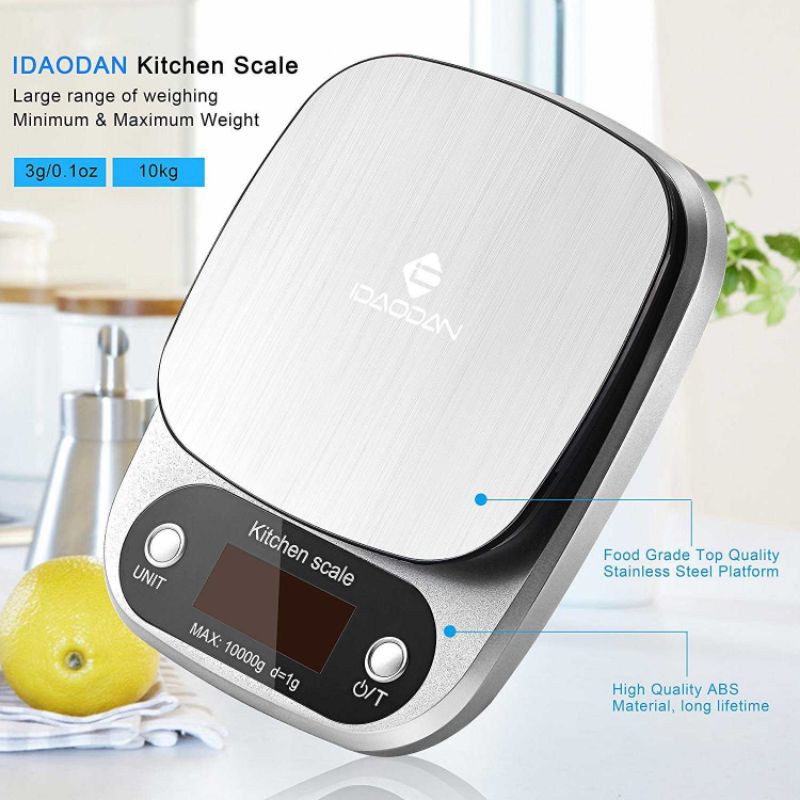 Taffware Digipounds Timbangan Dapur Mini Digital Kitchen 10kg Akurasi 1g