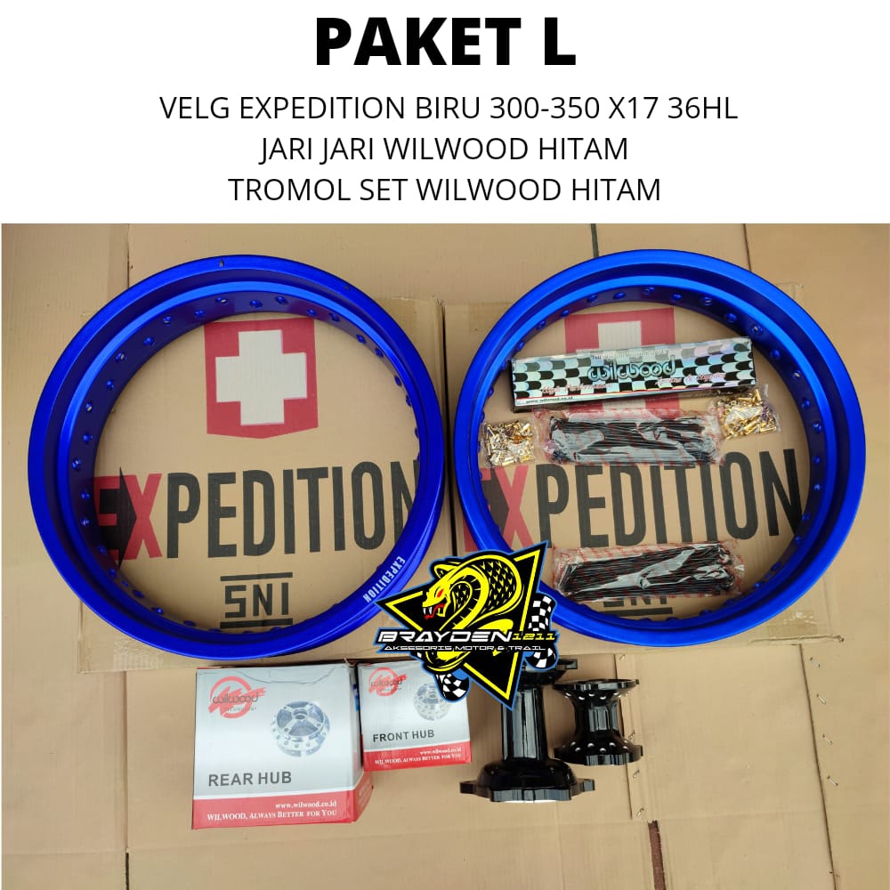 Paket Wheelset Velg Supermoto Super Moto Yamaha WR WR155 Paketan Velg WR 155R Sepaket Pelek YAMAHA SuperMoto Velg Pelek 1 SET Paket