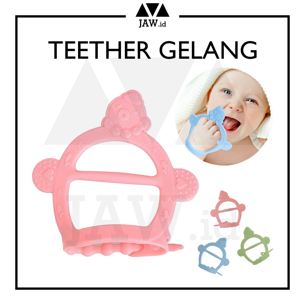 JAW Gigitan Bayi Teether Gelang Bayi / Teether Bayi Silikon