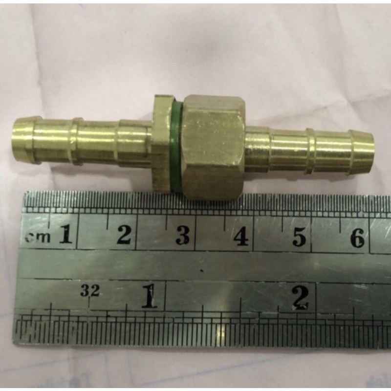 sancin set jantan betina 5/16”inci Nepel kuningan sancin / nipel sambung selang hidup 5/16” x 5/16” 