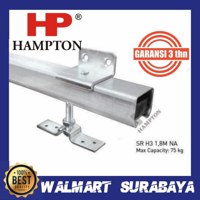 Rel pintu geser sliding rail HAMPTON geser 2m / pintu 100 cm dekson