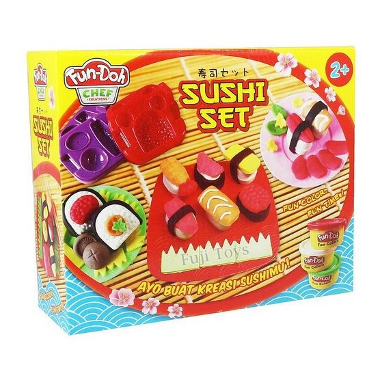 Fundoh Sushi Set Mainan Edukasi Fun Doh FunDoh Play Doh PlayDoh