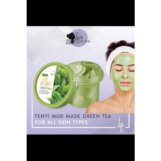 MASKER WAJAH FENYI GREEN TEA MUD MASK 100 gr