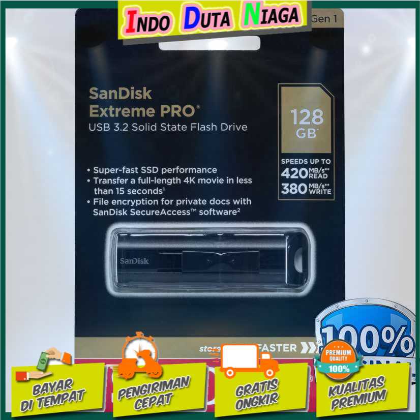 IDN TECH - Sandisk Extreme Pro Flashdisk USB 3.2 - SDCZ880