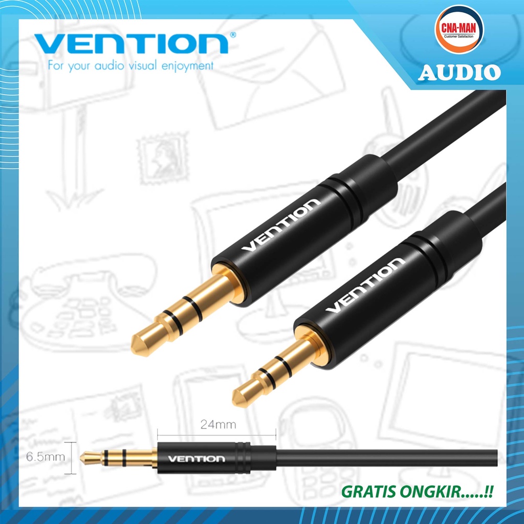 Vention Kabel Audio Aux 3.5mm to 2.5mm Stereo Male TRS 2M 3M