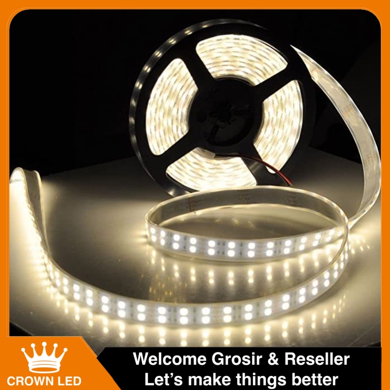 LAMPU PLAFON LED STRIP 5050 IP44 GEL OUTDOOR INDOOR AWET SUPER TERANG