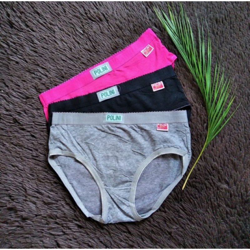 Undies CD 3 Pcs Polini Celana Dalam Wanita Cewek Remaja Murah Langsung Produsen