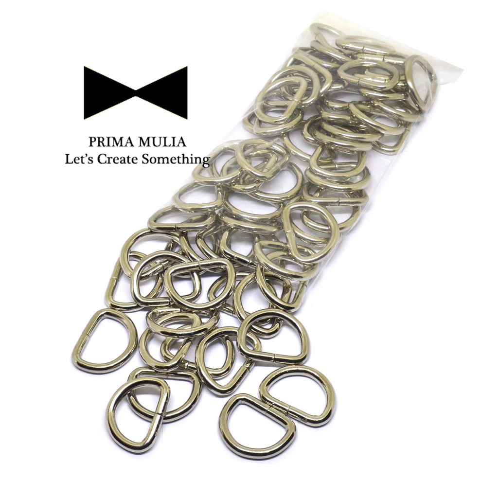 

RING D TAS TEBAL 5 MM PER 1 PCS UKURAN 2.5 CM NIKEL RDT 25 NK