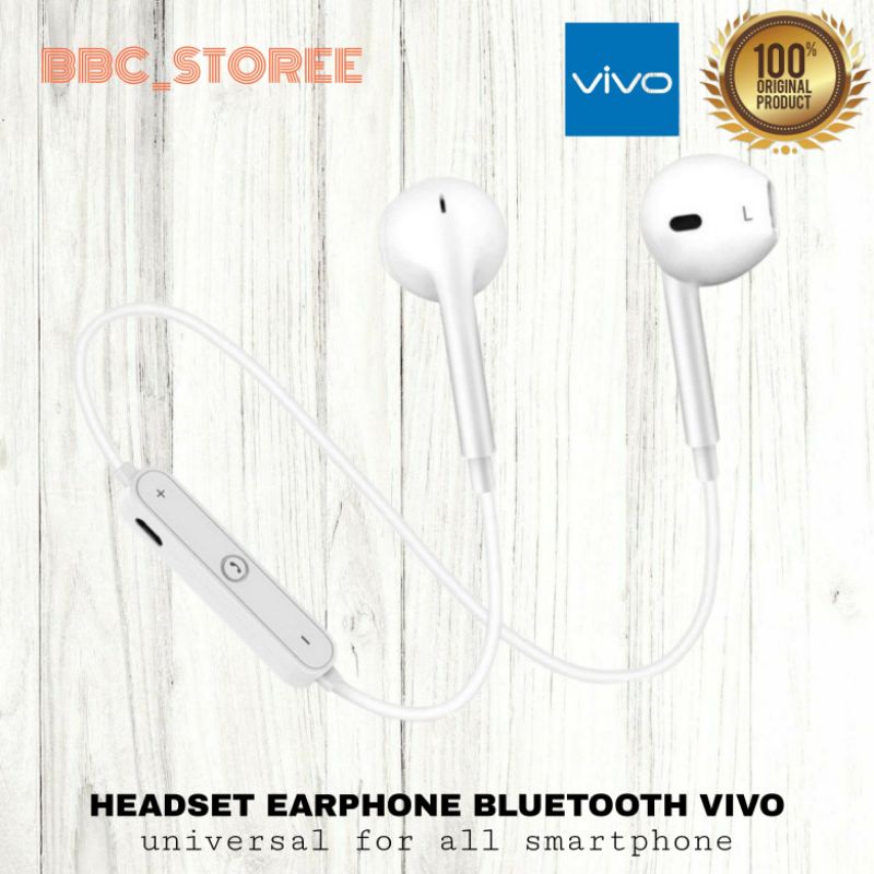 Headset Earphone Handsfree Vivo Bluetooth