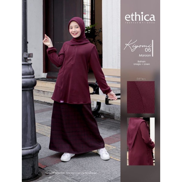 TERBARU SETELAN KIYOMI 06 MAROON,MUSTARD