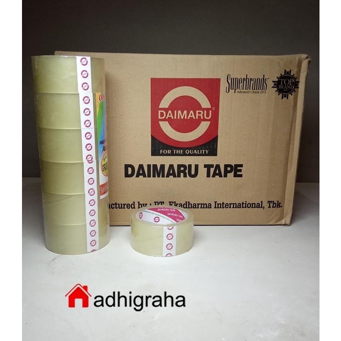 

Lakban Opp 2" Bening Daimaru 45Mm X 50M 45Mic 45Mmx50M