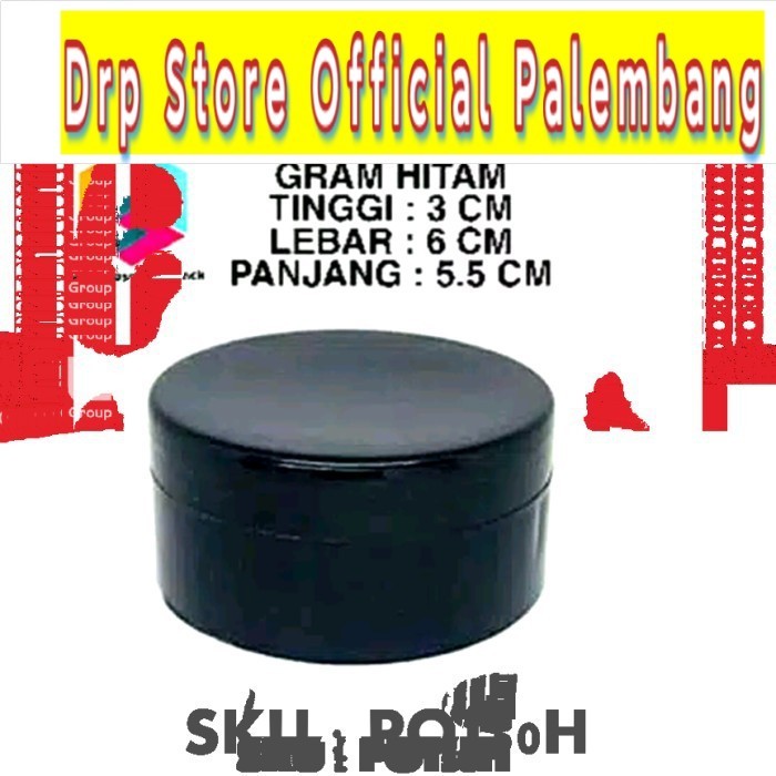 POT LULUR / POMADE 50 GRAM 50ML HITAM / PUTIH - Hitam