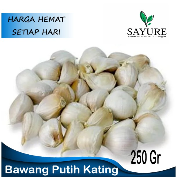 

BAWANG PUTIH KATING 250 GR