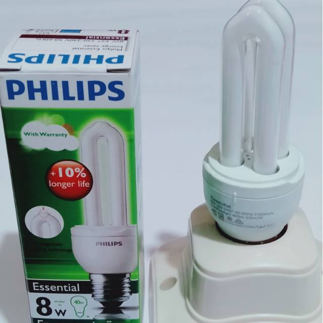 LAMOU PHILIPS ESSENTIAL 8WATT /PHILIPS JARI 8 WATT