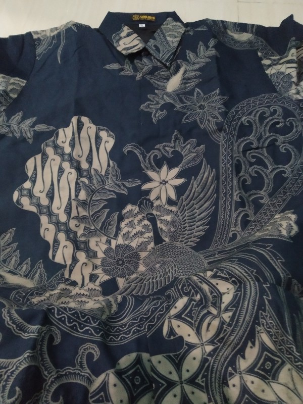 Salendra Batik Lengan Pendek Full Furing Katun Sragenan Hq Size M-xxl Batik Solo Seno Joyo