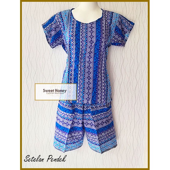 Sweet Honey ~ Grosir Setelan Pendek Tie Dye Bali dan Motif Bunga Piyama Tiedye