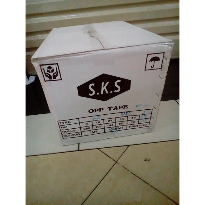 SKS Lakban  1 Box Isi 72 Pcs