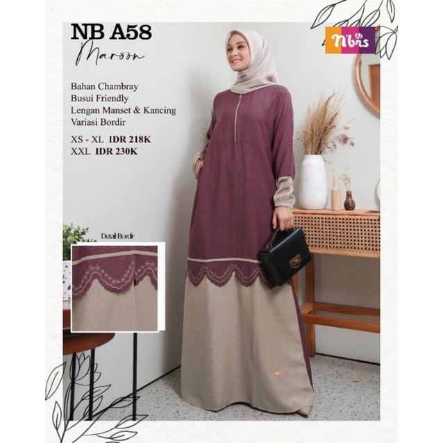 NIBRAS NB A58 GAMIS DEWASA