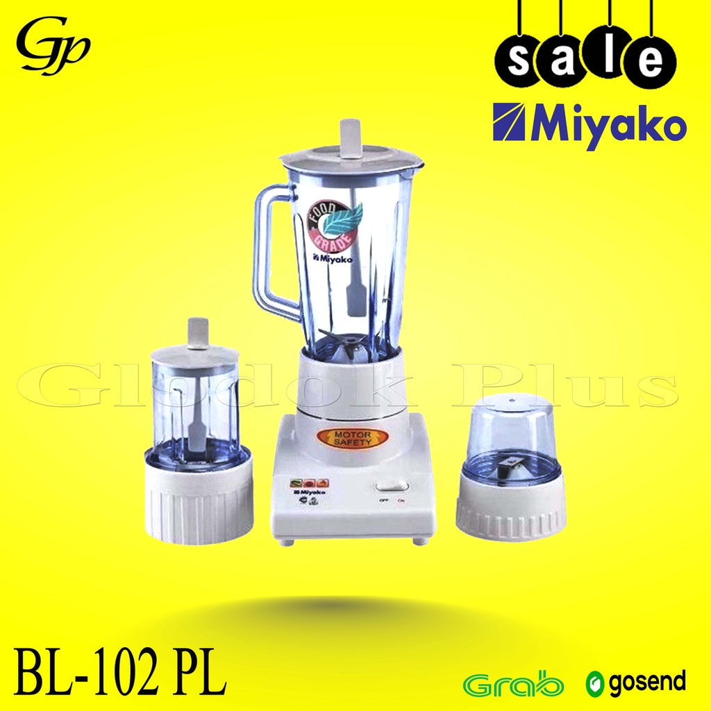 blender MIYAKO 3 in 1 BL-102 PL plastik BL102 BL102PL 102PL