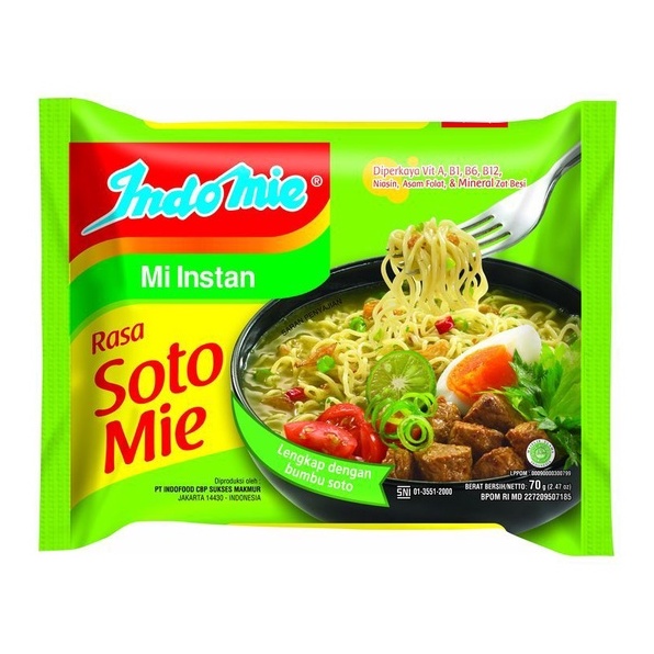 Indomie Soto/indomie Ayam Bawang/indomie Ayam Spesial/indomie Kari Ayam/indomie Goreng Harga 1 Pcs