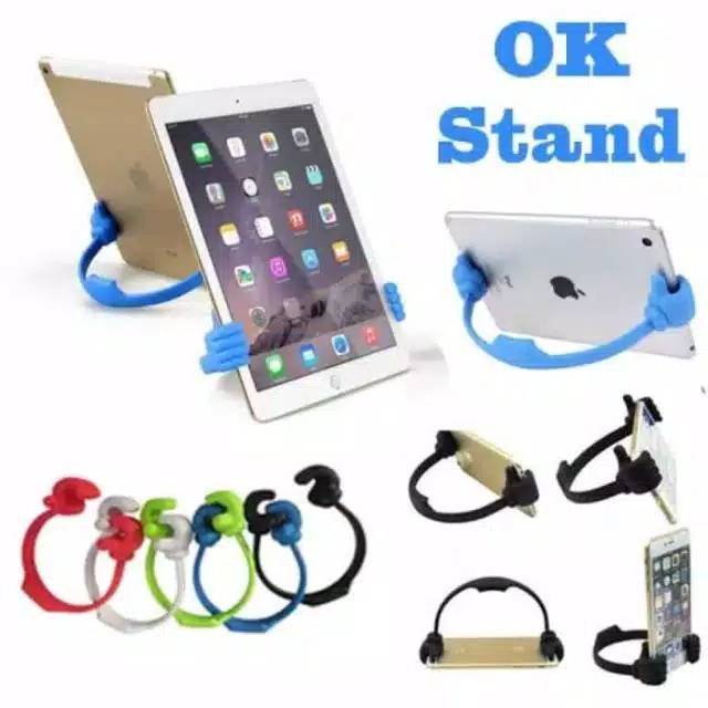 (NCS) COD OK Stand OKE Holder hp universal mobile standing lazypod Tangan