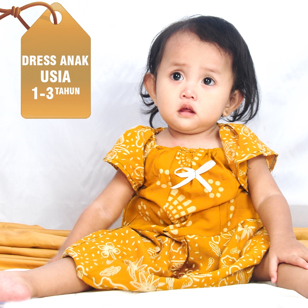 dress anak lokal/dress anak perempuan/PRINTED DRESS