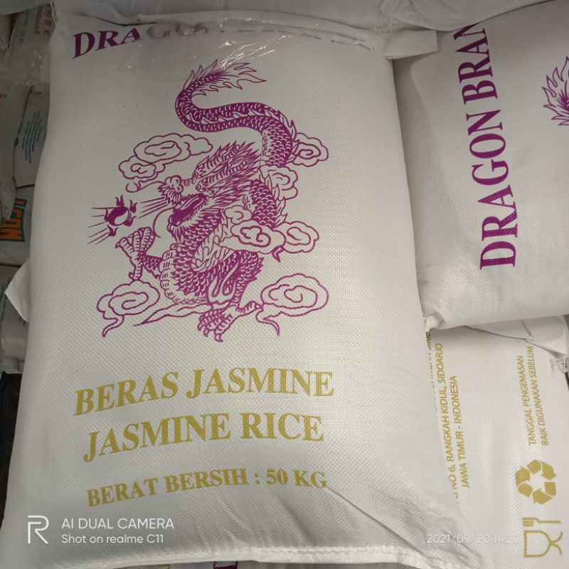 Jual Dragon Brand Beras Jasmine Vietnam Kg Shopee Indonesia