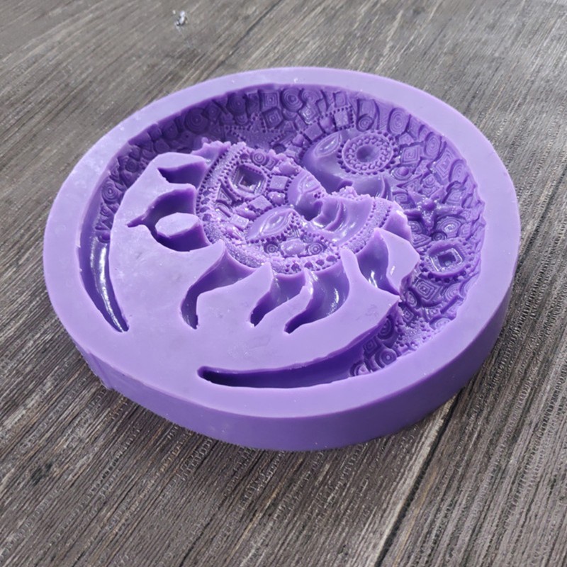 Glitter DIY Resin Mold Suitable for Jewelry Silicone Resin Molds Including European Style Moon Sun Shape Silicone Mold