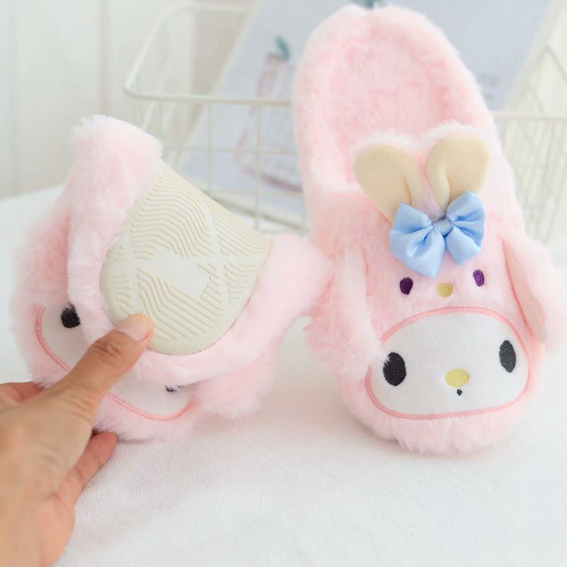 SANDAL KAMAR MELODY HELLO KITTY POMPOM PURIN CINNAMOROLL KUROMI POCHACCO DOG SLIPPER