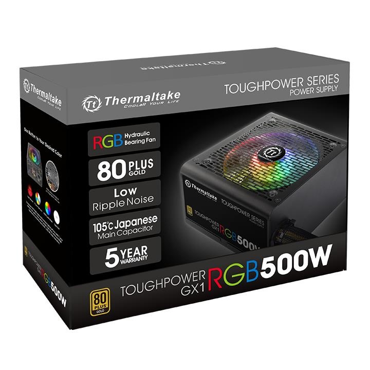 Thermaltake Power Supply Toughpower GX1 RGB 500W Gold