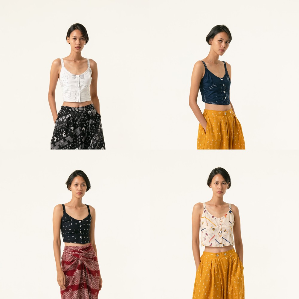 Kutang Kerut Tanktop Batik Cap Sejauh Mata Memandang